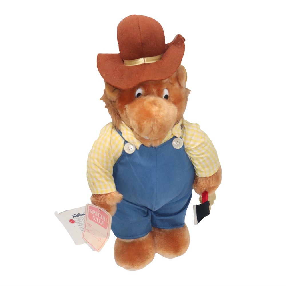 Berenstain Bears Vintage 1984 Plush Papa Bear with Original Tags - Picture 3 of 11